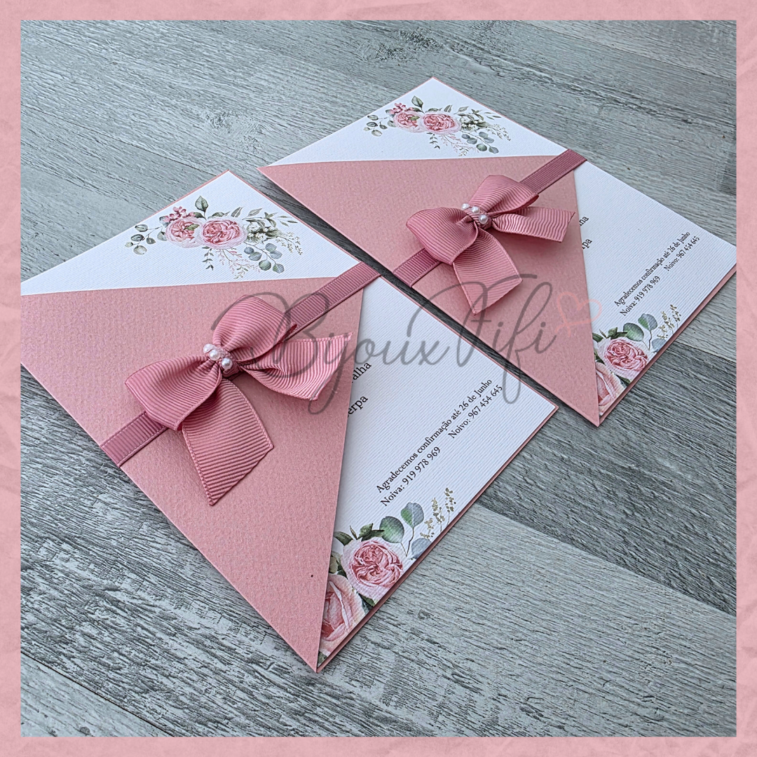 Convite Wedding Capa "Old Rose"