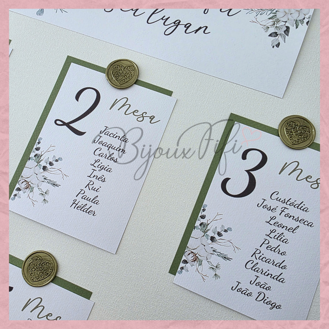 Placar de Seating-Plan "Pure Cotton" V2
