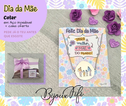 Colar "Família" 2filhas
