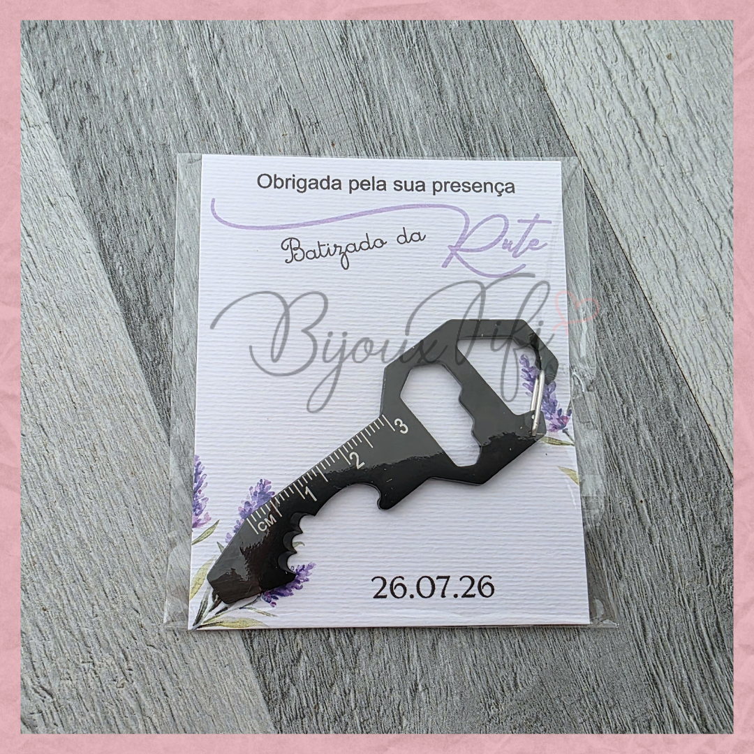 Porta-chaves ferramenta 6 funções "Lavanda"