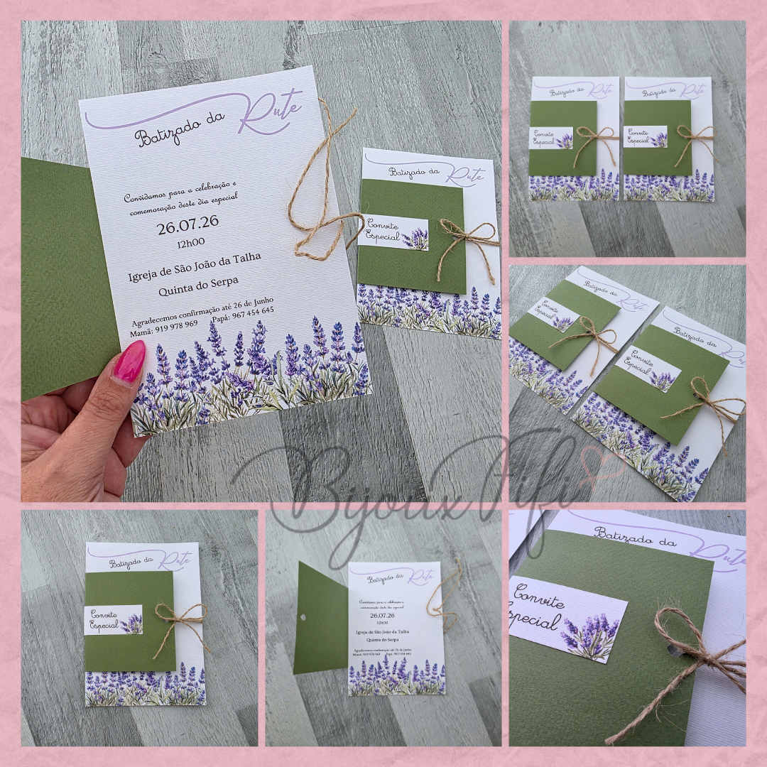 Convite "Lavanda"