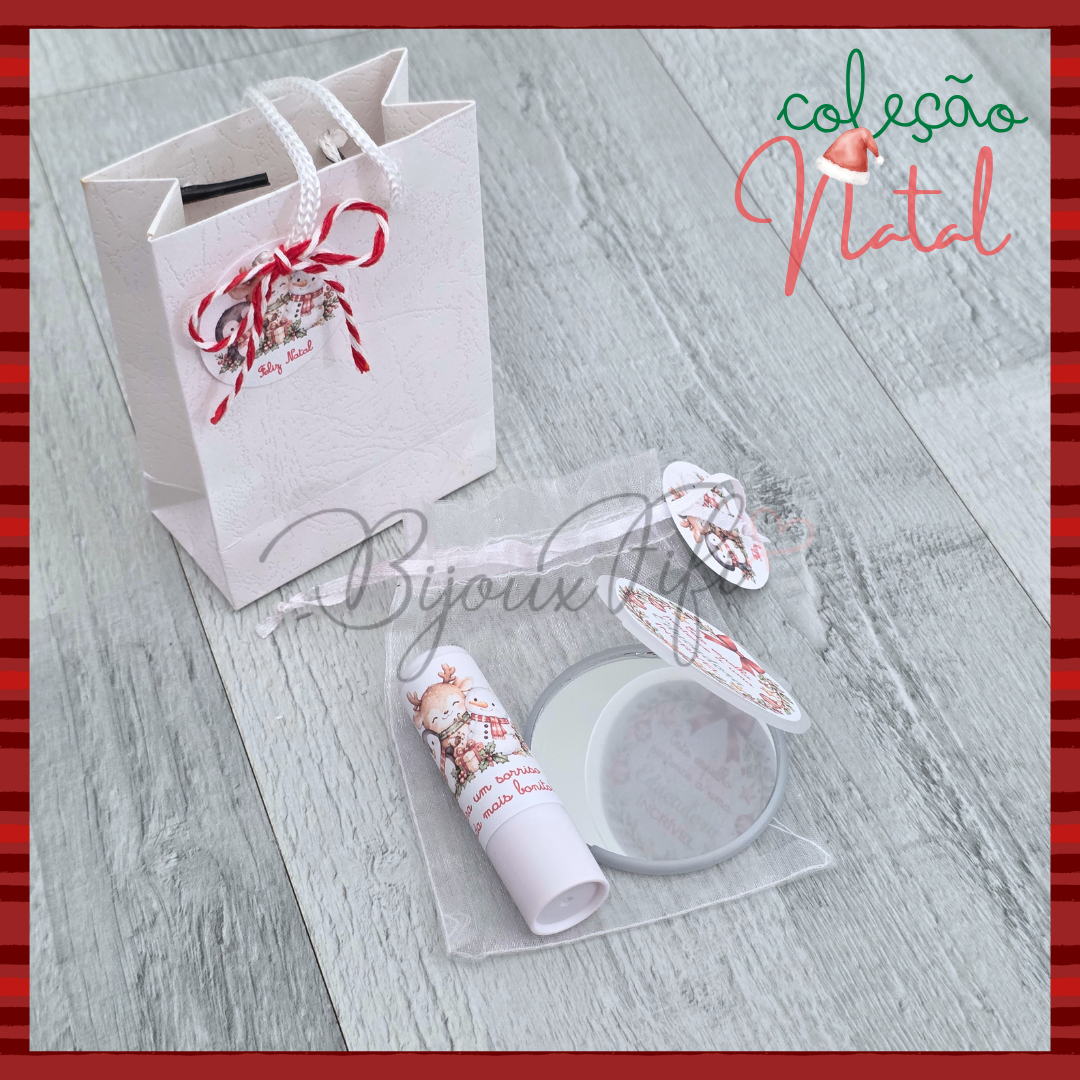 Kit Espelho + Baton 🎄 "Escola"