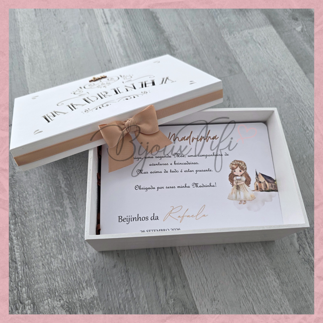 Caixa Oferta Madrinha/Avó/Mãe "Religious"