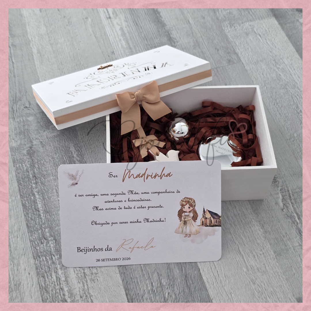 Caixa Oferta Madrinha/Avó/Mãe "Religious"