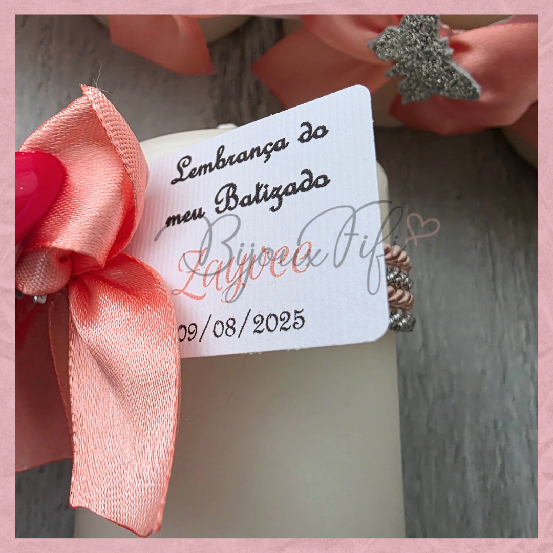 Vela decorada "Borboleta" (vários)