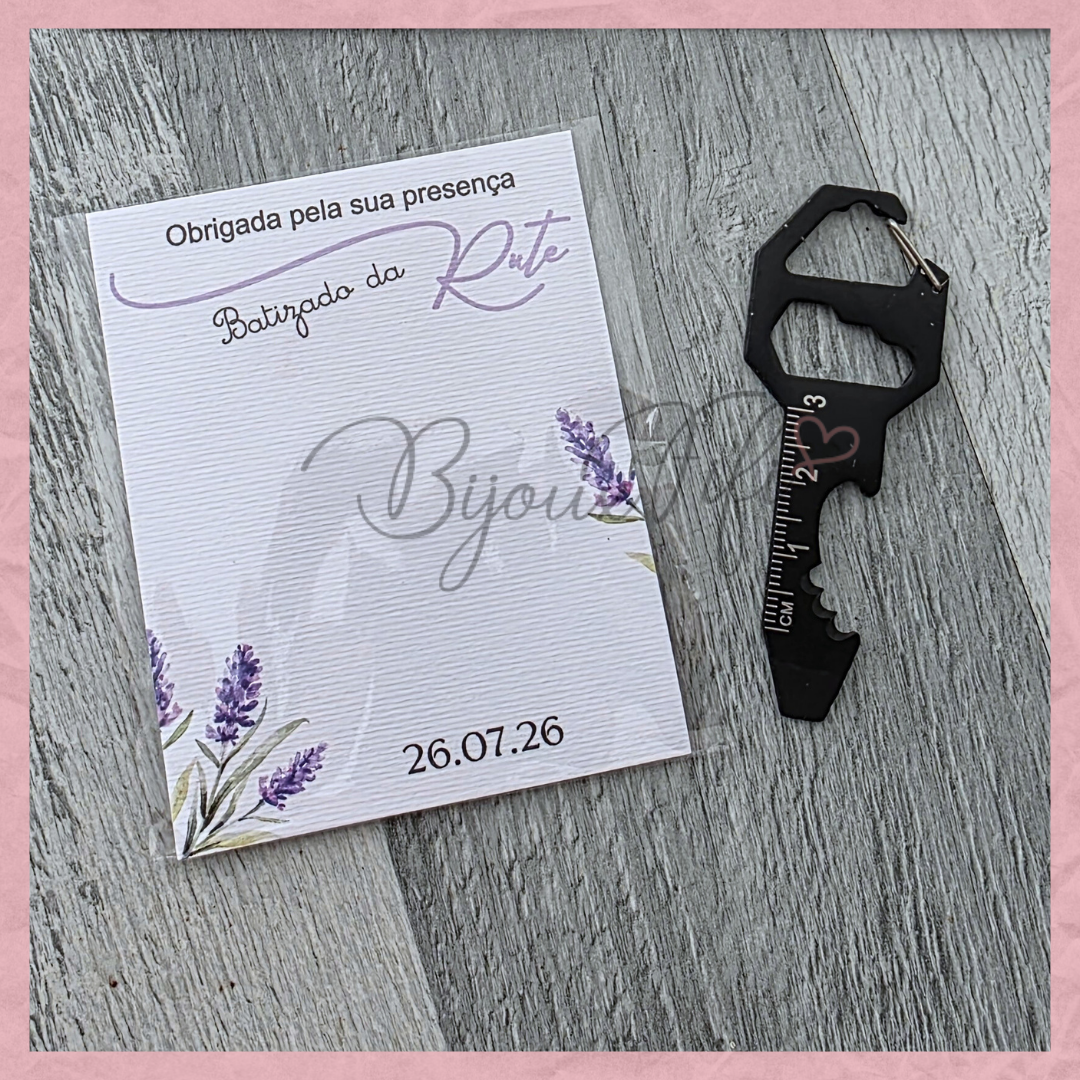 Porta-chaves ferramenta 6 funções "Lavanda"