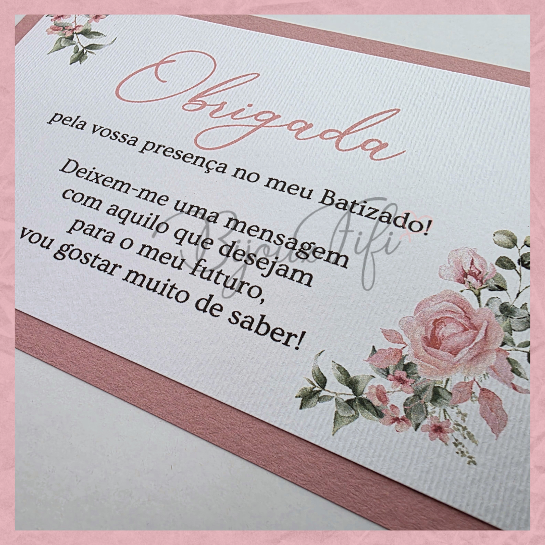 Livro de Honra A4 "Old Rose"