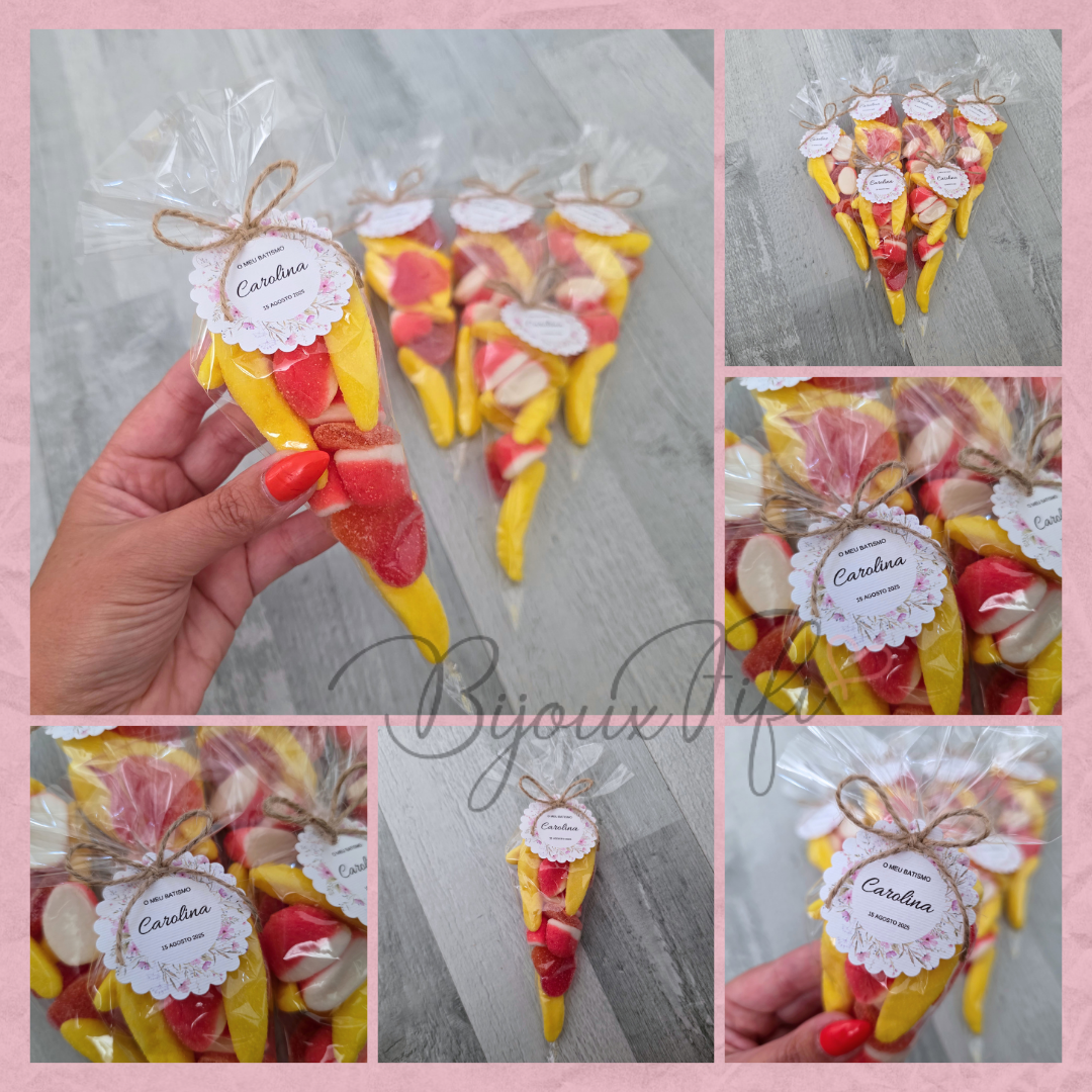 Saquinho de gomas "WildFlowers Rose"