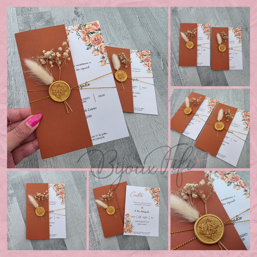 Convite Capa "Terracotta"