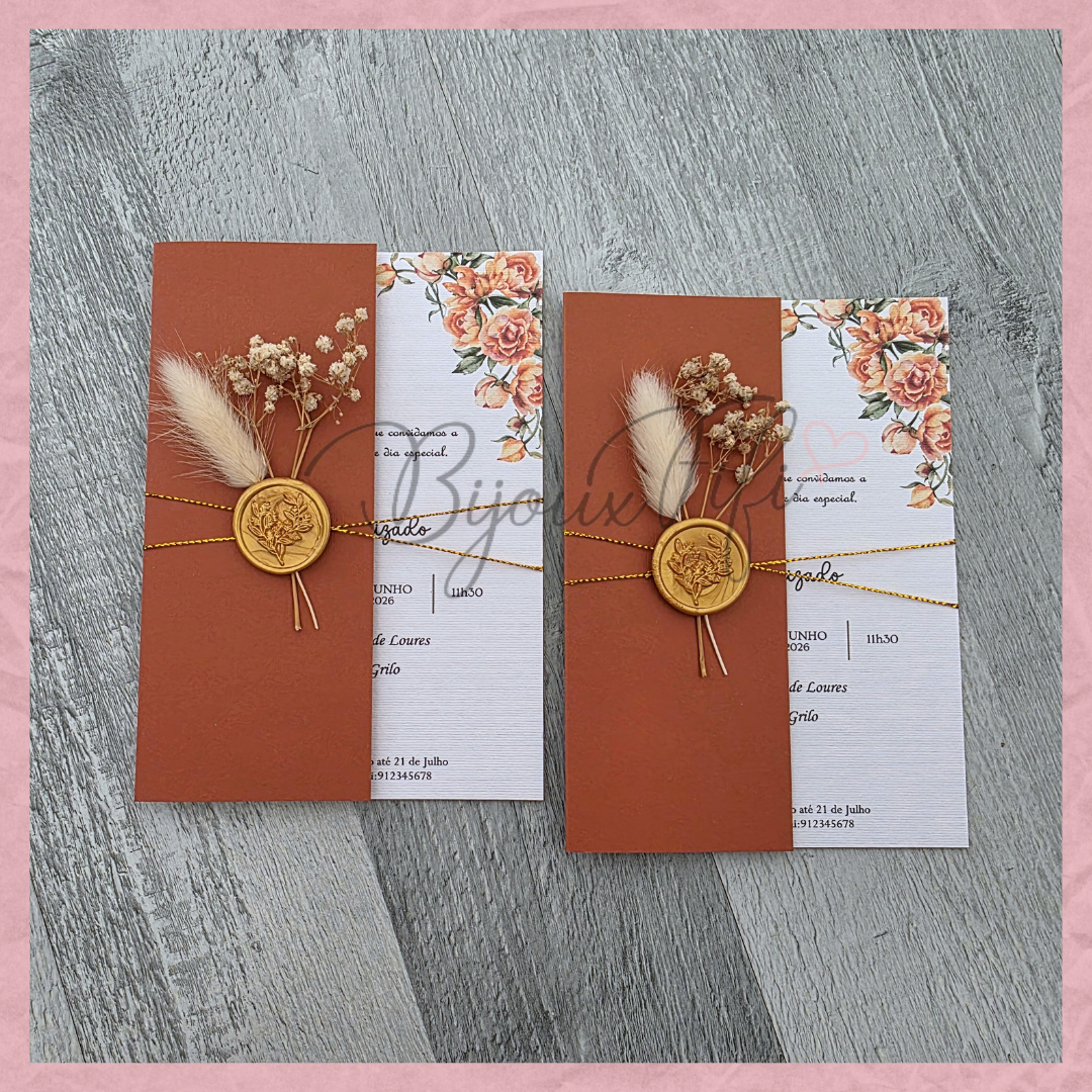 Convite Capa "Terracotta"