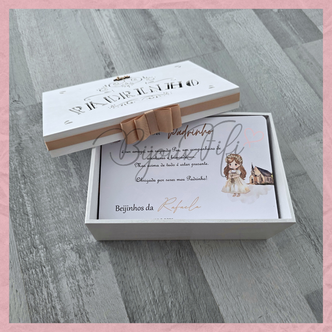 Caixa Oferta Padrinho/Avô/Pai "Religious"