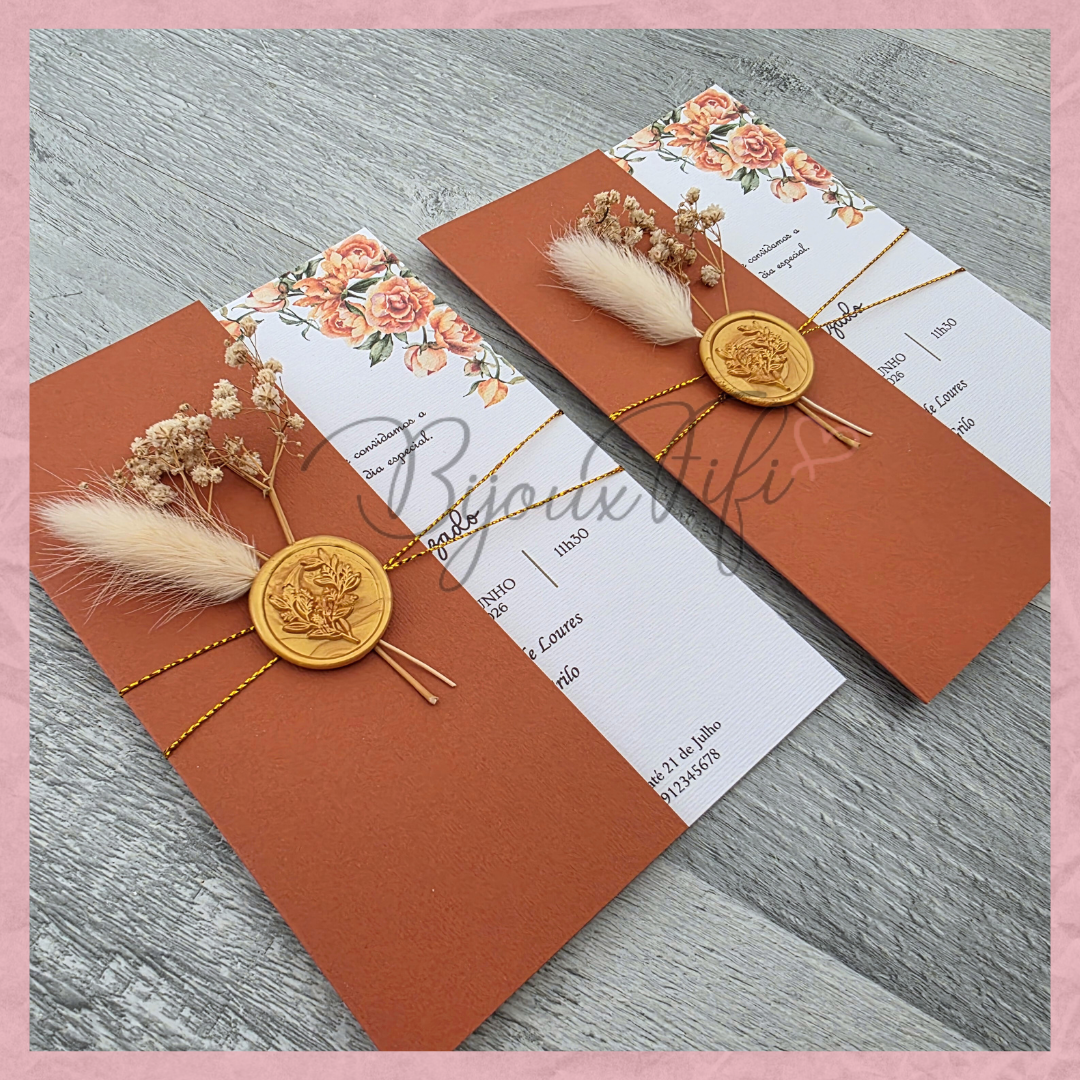 Convite Capa "Terracotta"