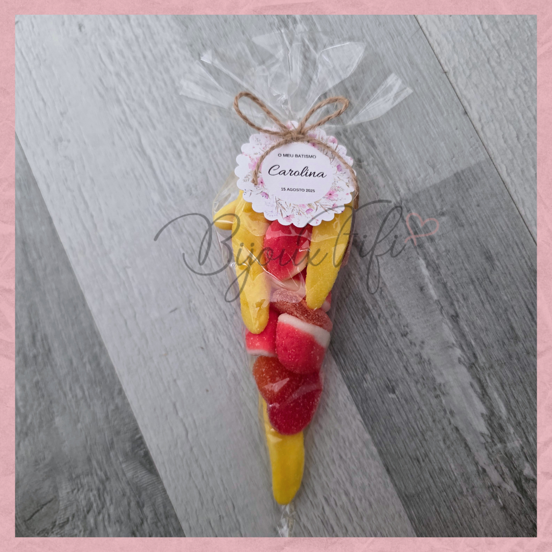 Saquinho de gomas "WildFlowers Rose"