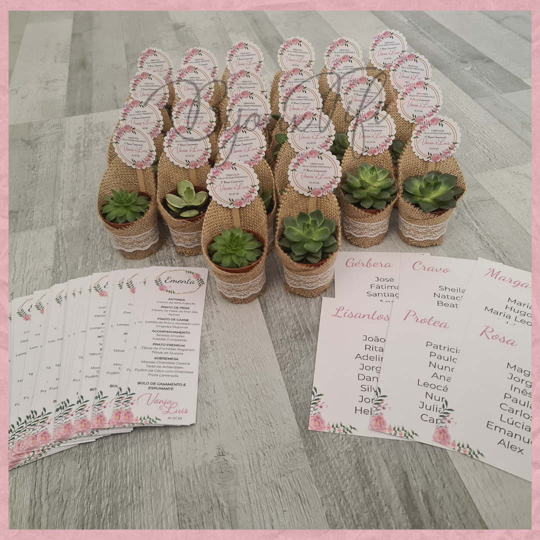 Cartões Seating Plan Floral MB012