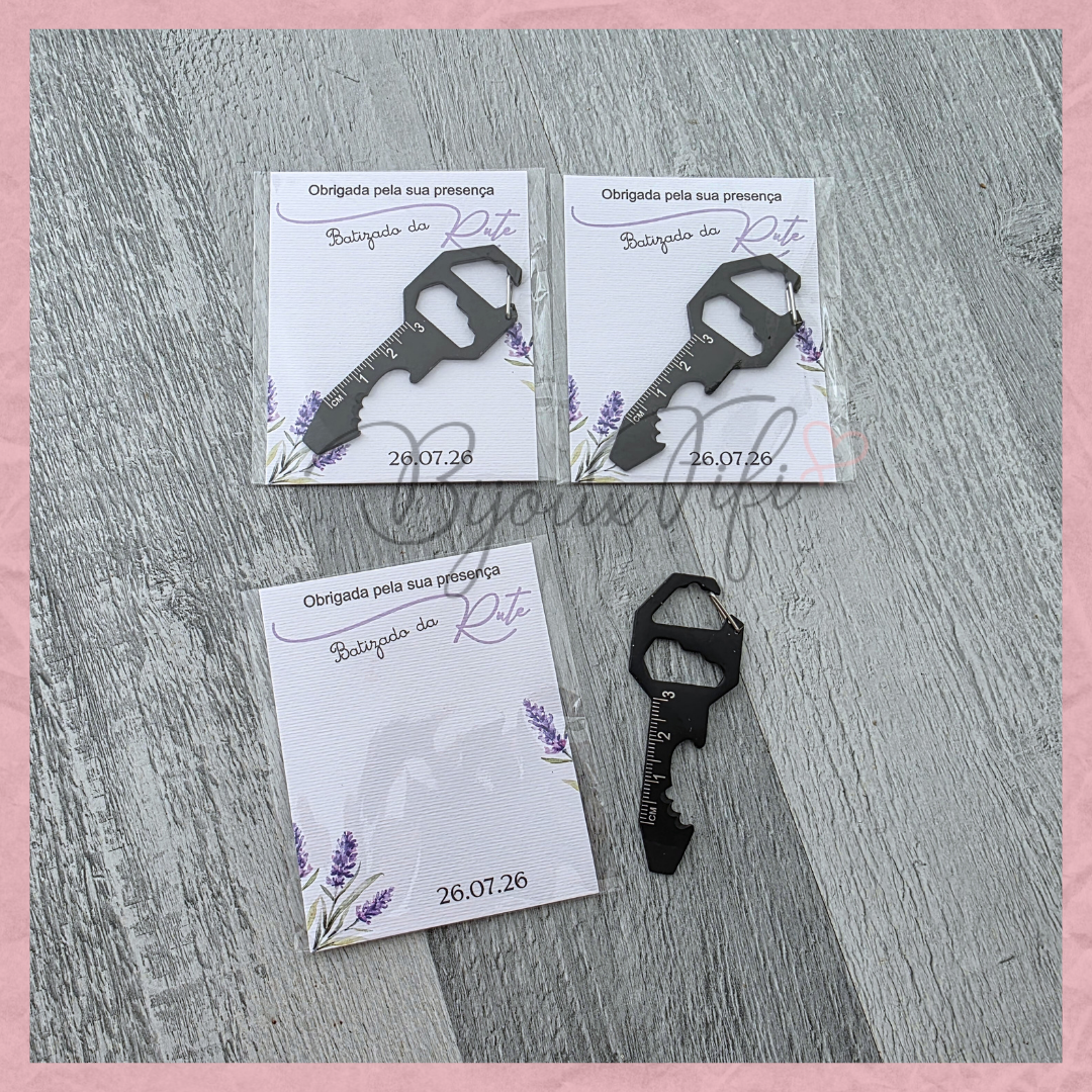 Porta-chaves ferramenta 6 funções "Lavanda"
