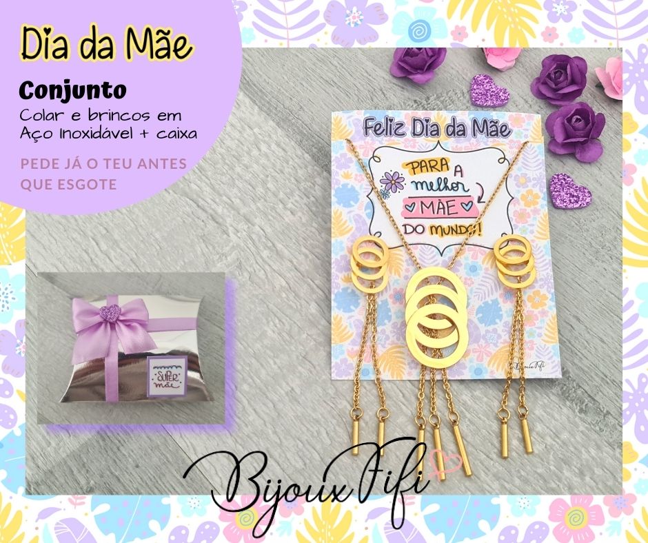 Conjunto Colar + Brincos