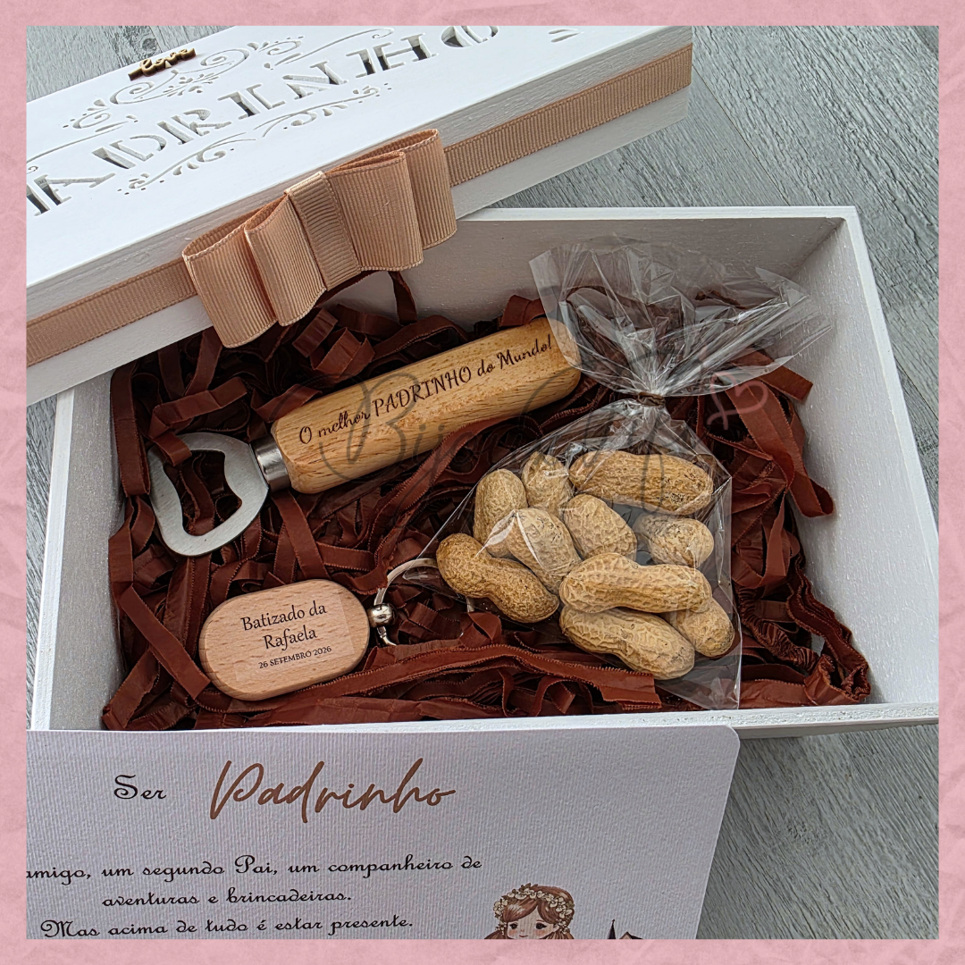 Caixa Oferta Padrinho/Avô/Pai "Religious"
