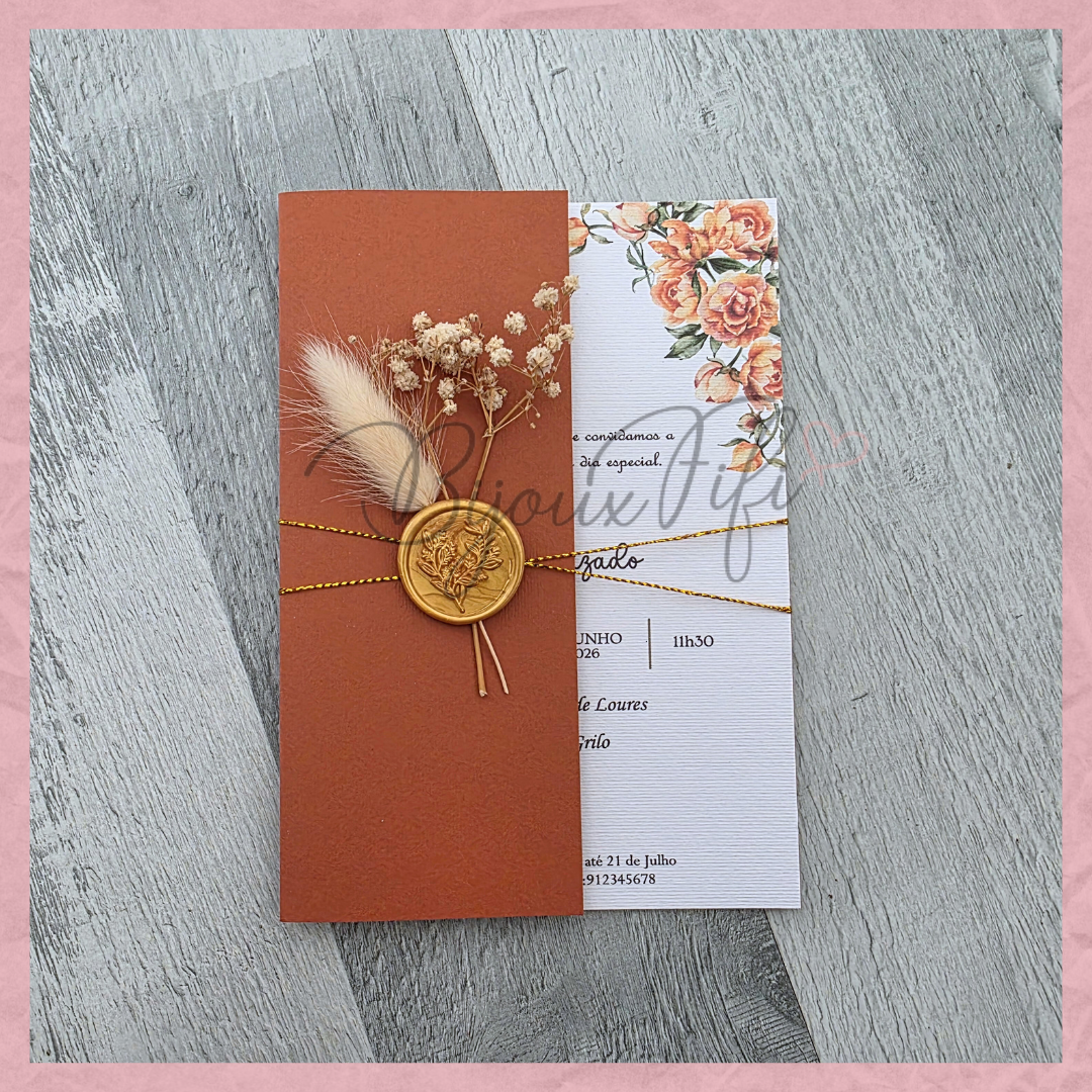 Convite Capa "Terracotta"