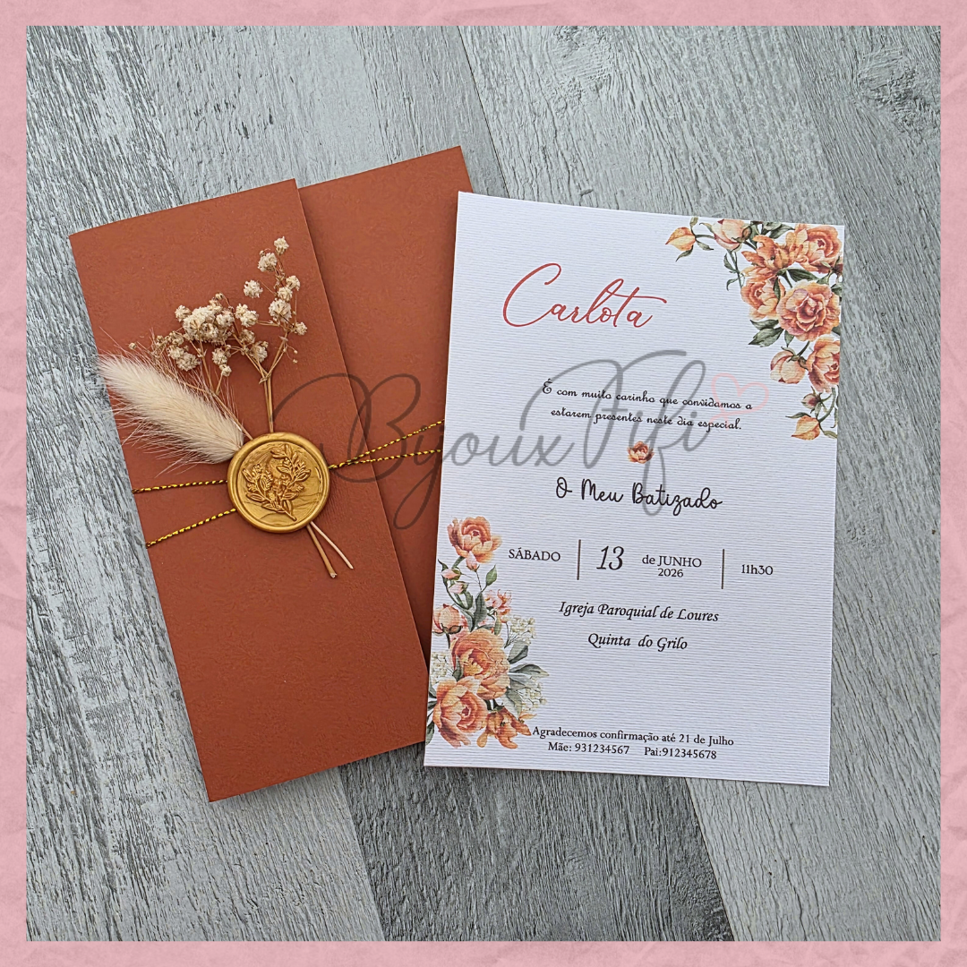 Convite Capa "Terracotta"