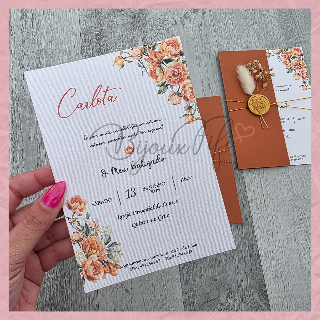 Convite Capa "Terracotta"