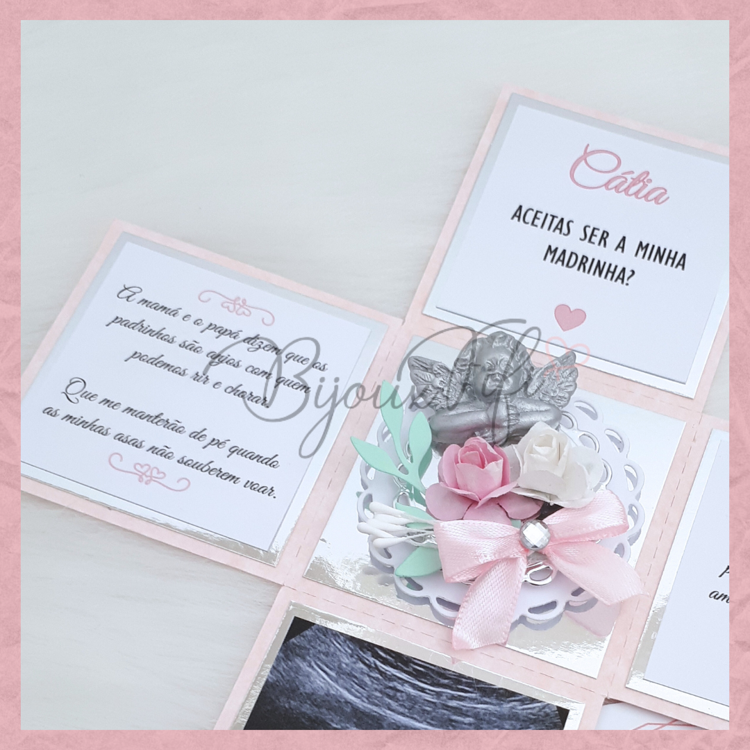 Convite "Caixa Surpresa" Floral ECO