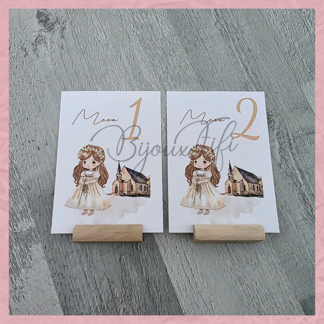 Marcador de Mesa com base "Religious"