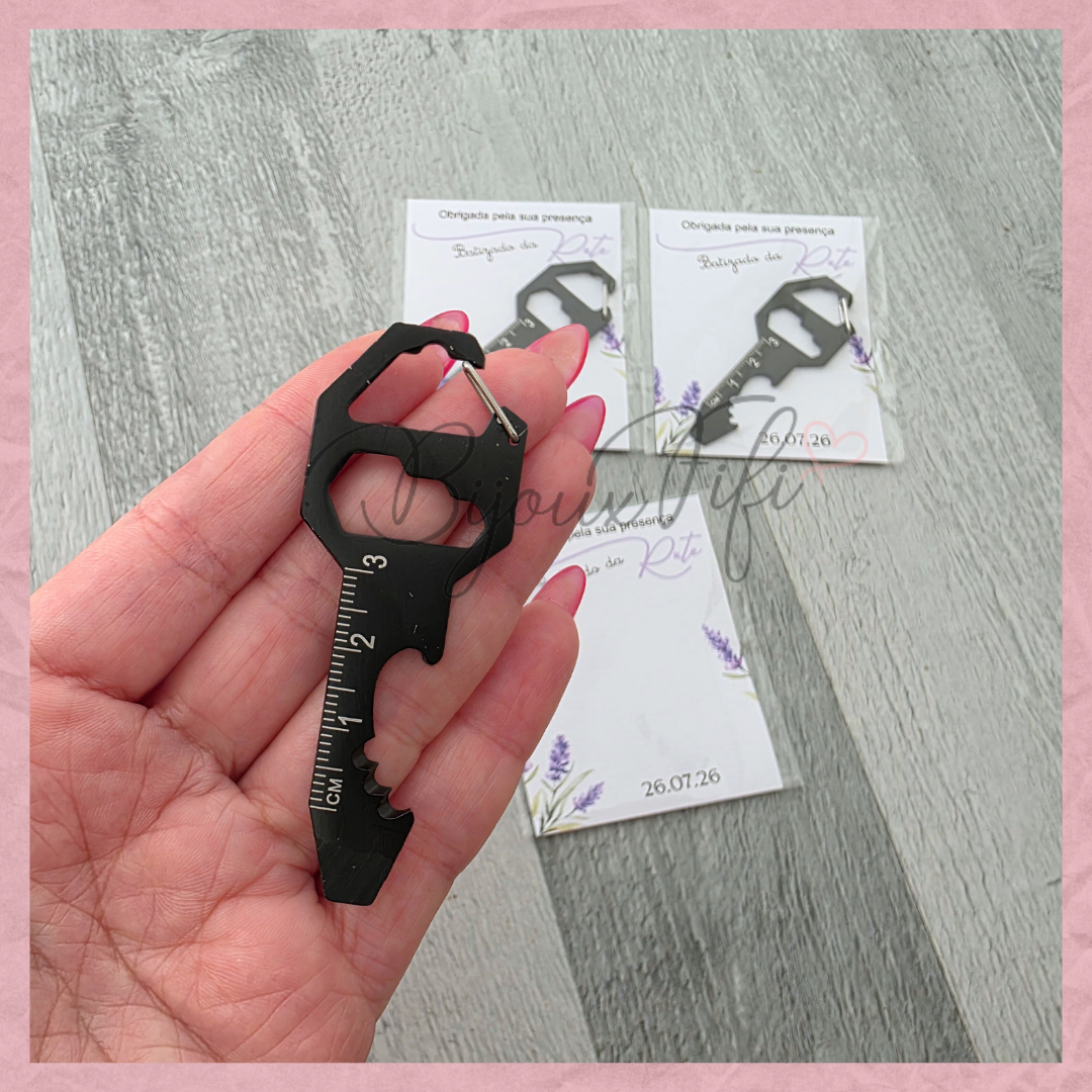 Porta-chaves ferramenta 6 funções "Lavanda"