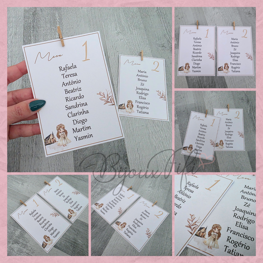 Cartões Seating Plan "Religious"