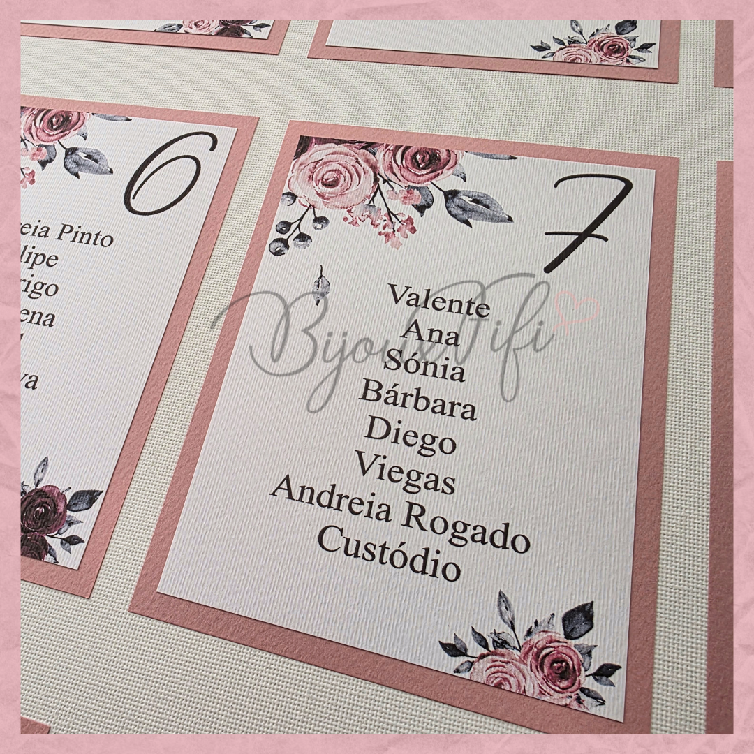 Placar de Seating-Plan "Tassel"