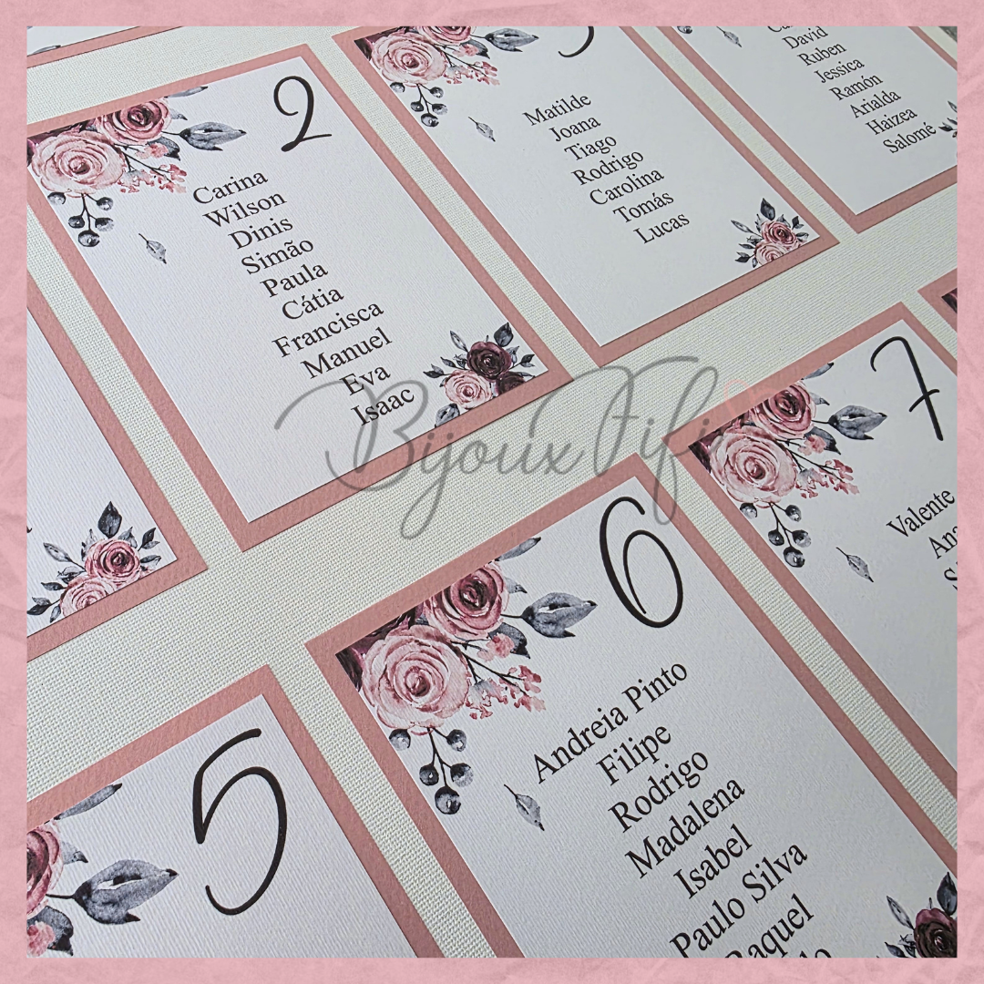 Placar de Seating-Plan "Tassel"
