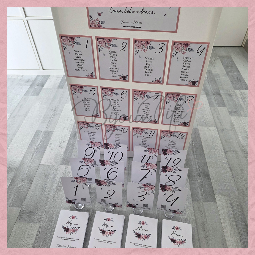 Placar de Seating-Plan "Tassel"