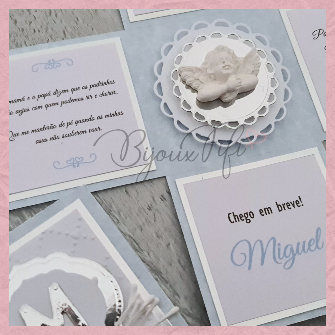 Convite "Caixa Surpresa" Angel