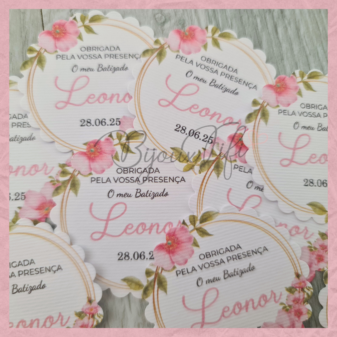 Etiqueta Floral MB004