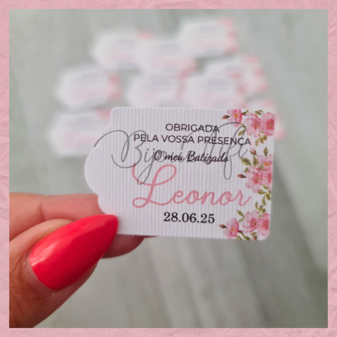 Etiqueta Floral Rect MB004
