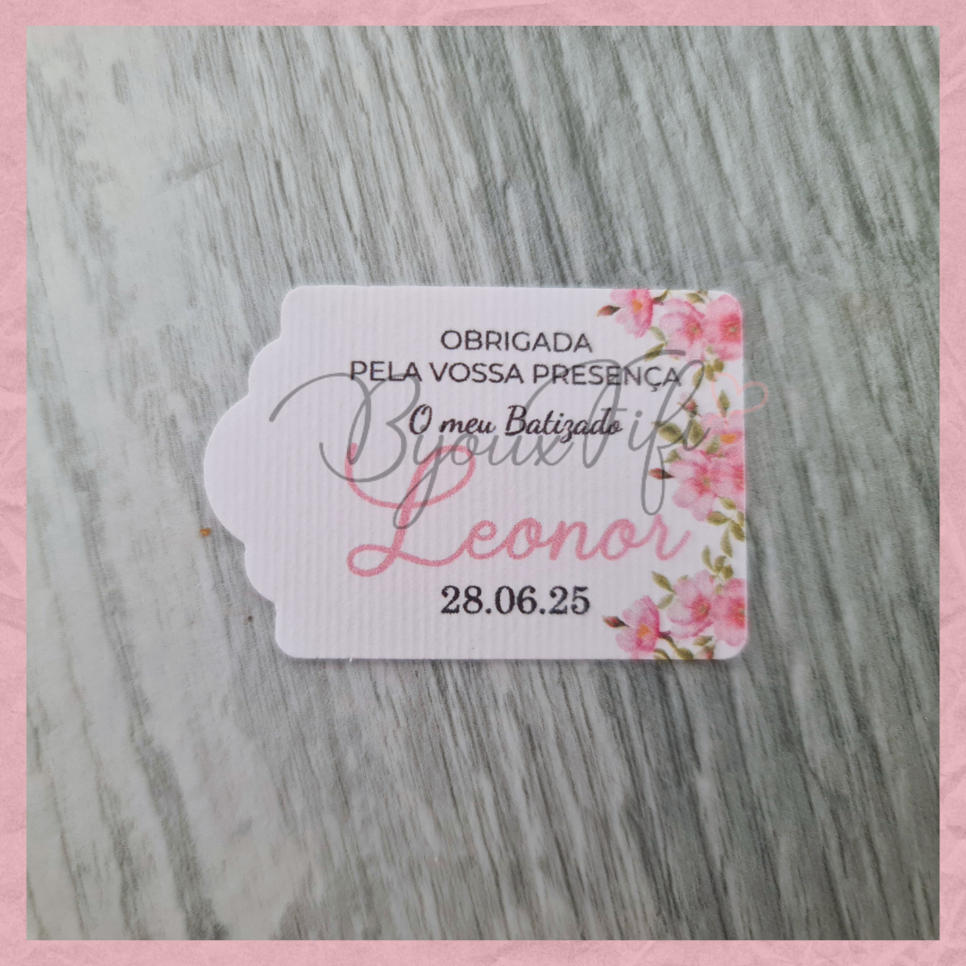 Etiqueta Floral Rect MB004