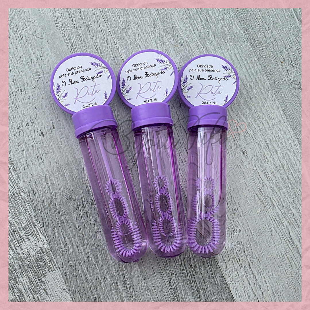 Frasco Bolas de Sabão "Lavanda"