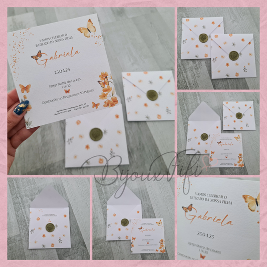 Convite Envelope "ButterFly"