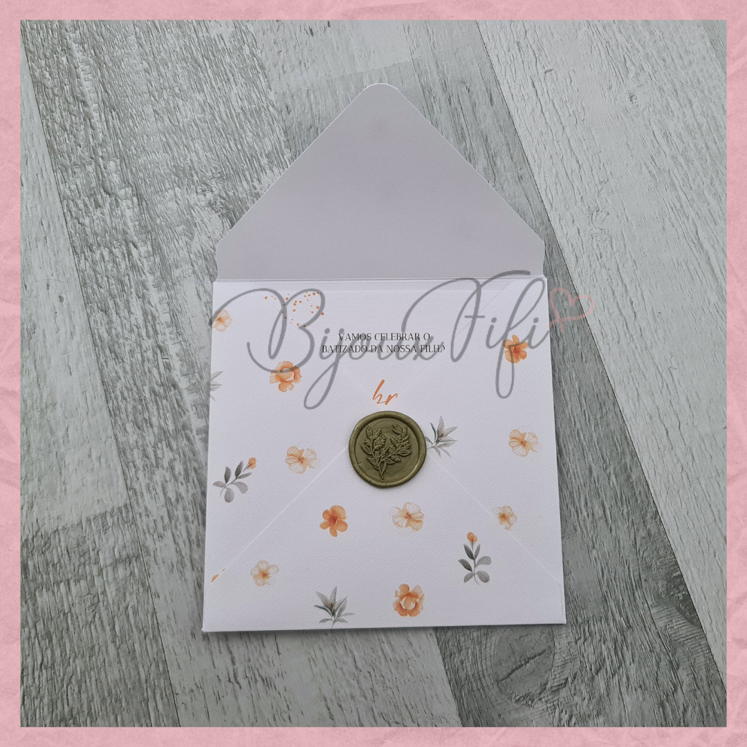 Convite Envelope "ButterFly"
