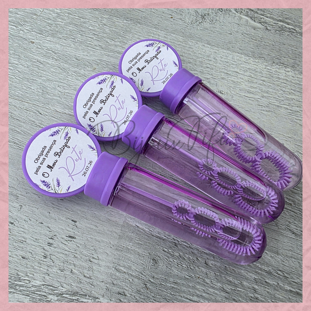 Frasco Bolas de Sabão "Lavanda"