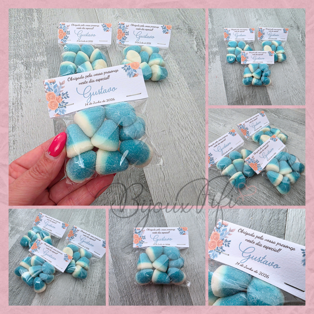 Saquinho de Gomas "Ice so Blue"
