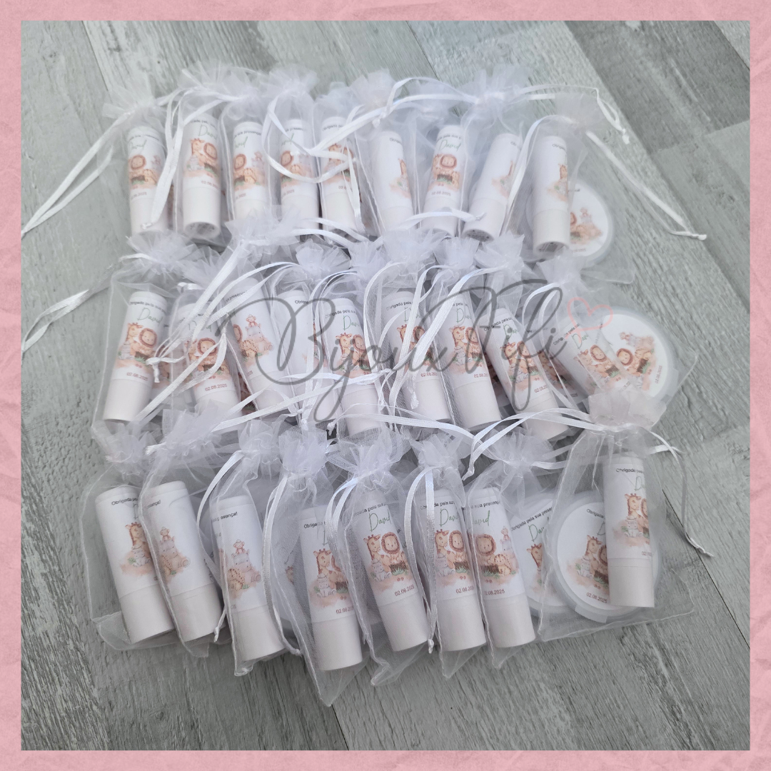 Kit Espelho de bolso+lip balm "Safari II"