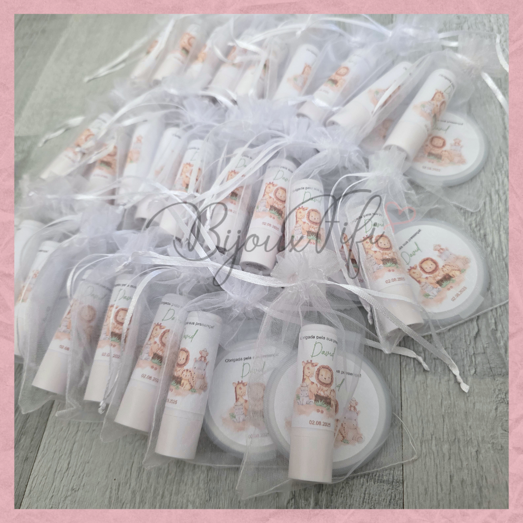 Kit Espelho de bolso+lip balm "Safari II"