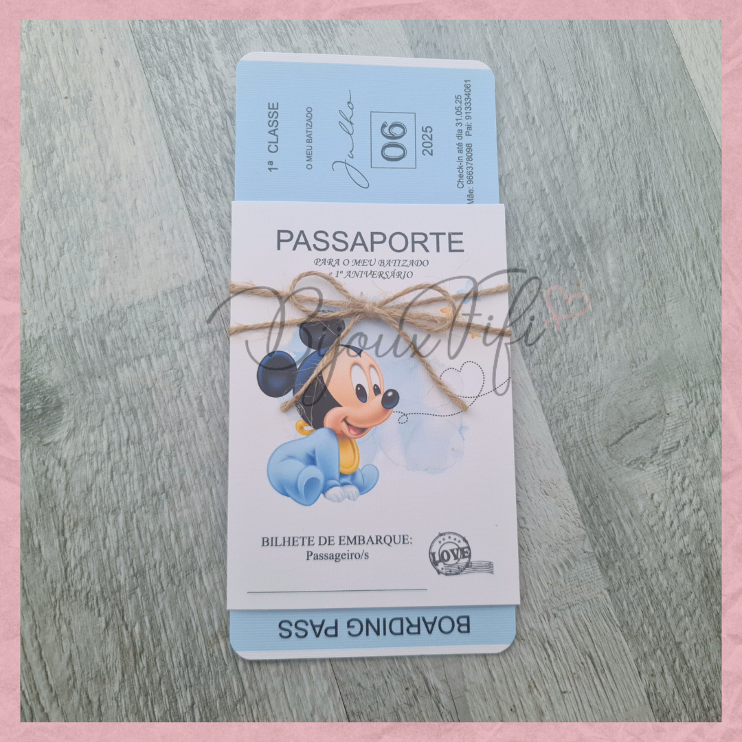 Convite Passaporte M. MB260/262
