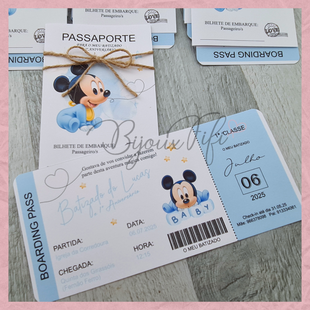 Convite Passaporte M. MB260/262