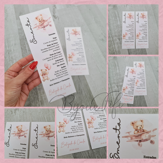 Ementa "Teddy Rose"