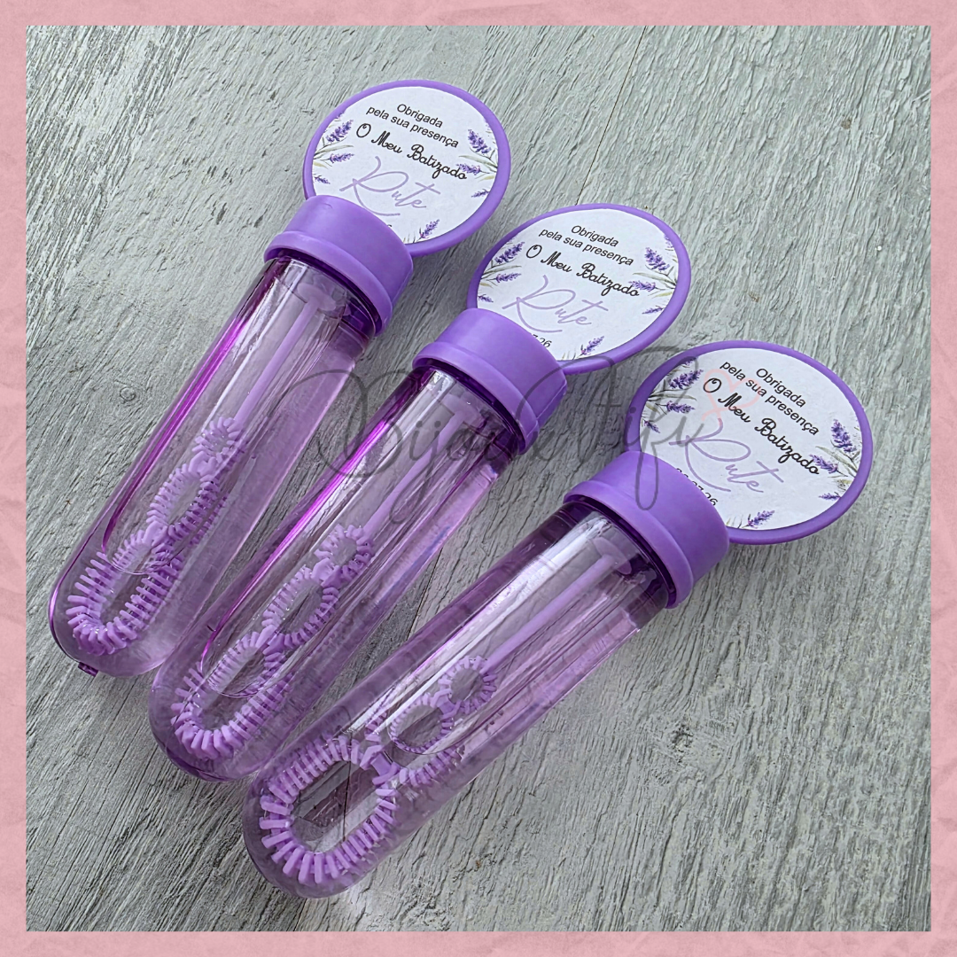 Frasco Bolas de Sabão "Lavanda"
