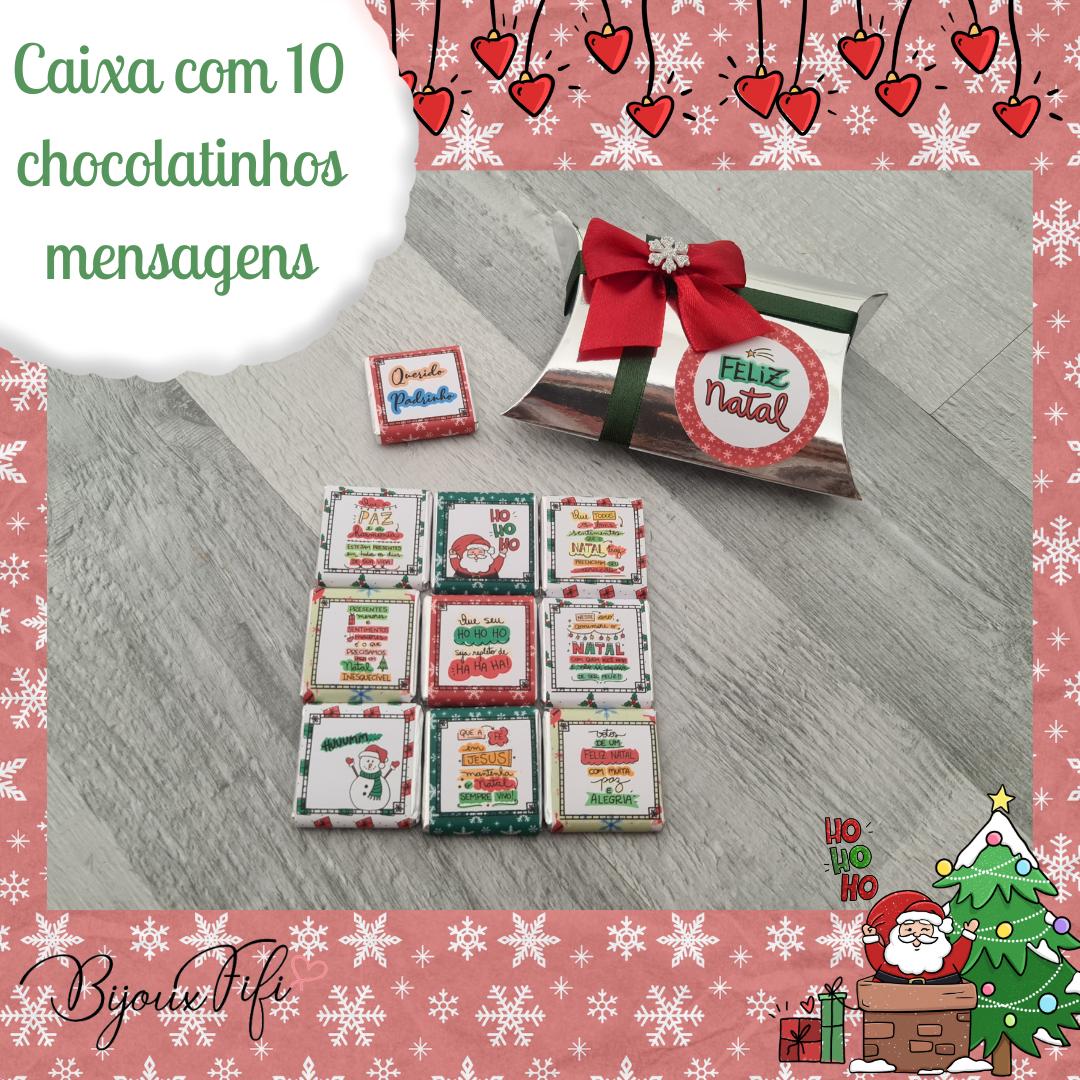 Pack de 10 Chocolatinhos "Padrinhos"