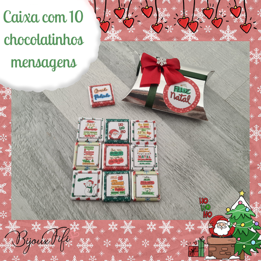 Pack de 10 Chocolatinhos "Padrinhos"