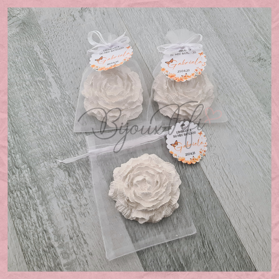 Flor Gesso Perfumado "ButterFly"