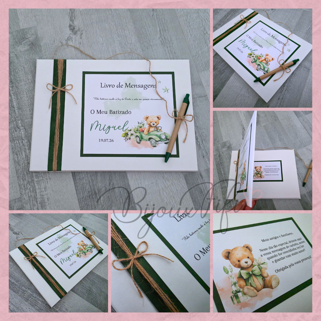 Livro de Honra A4 "Teddy Green"